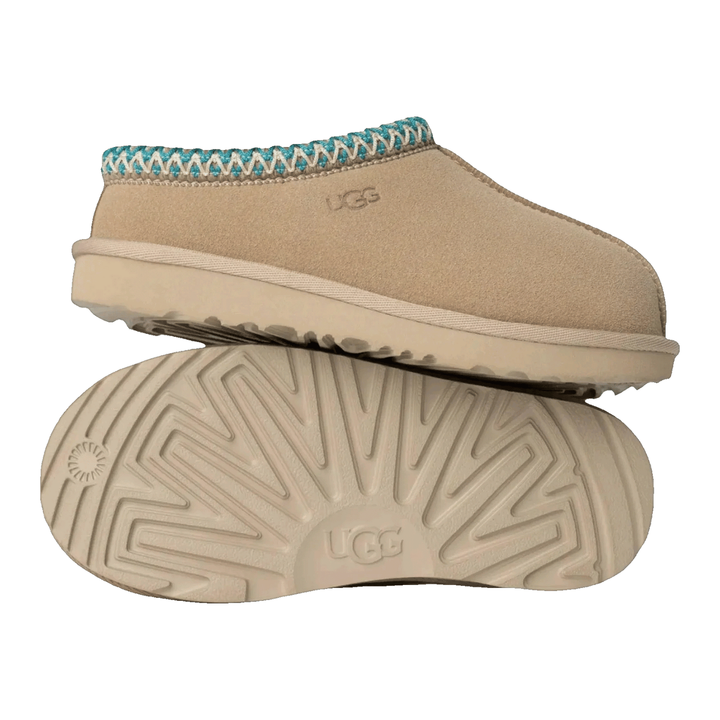 UGG Tasman II Slipper Driftwood White Pepper (Kids) Sohle