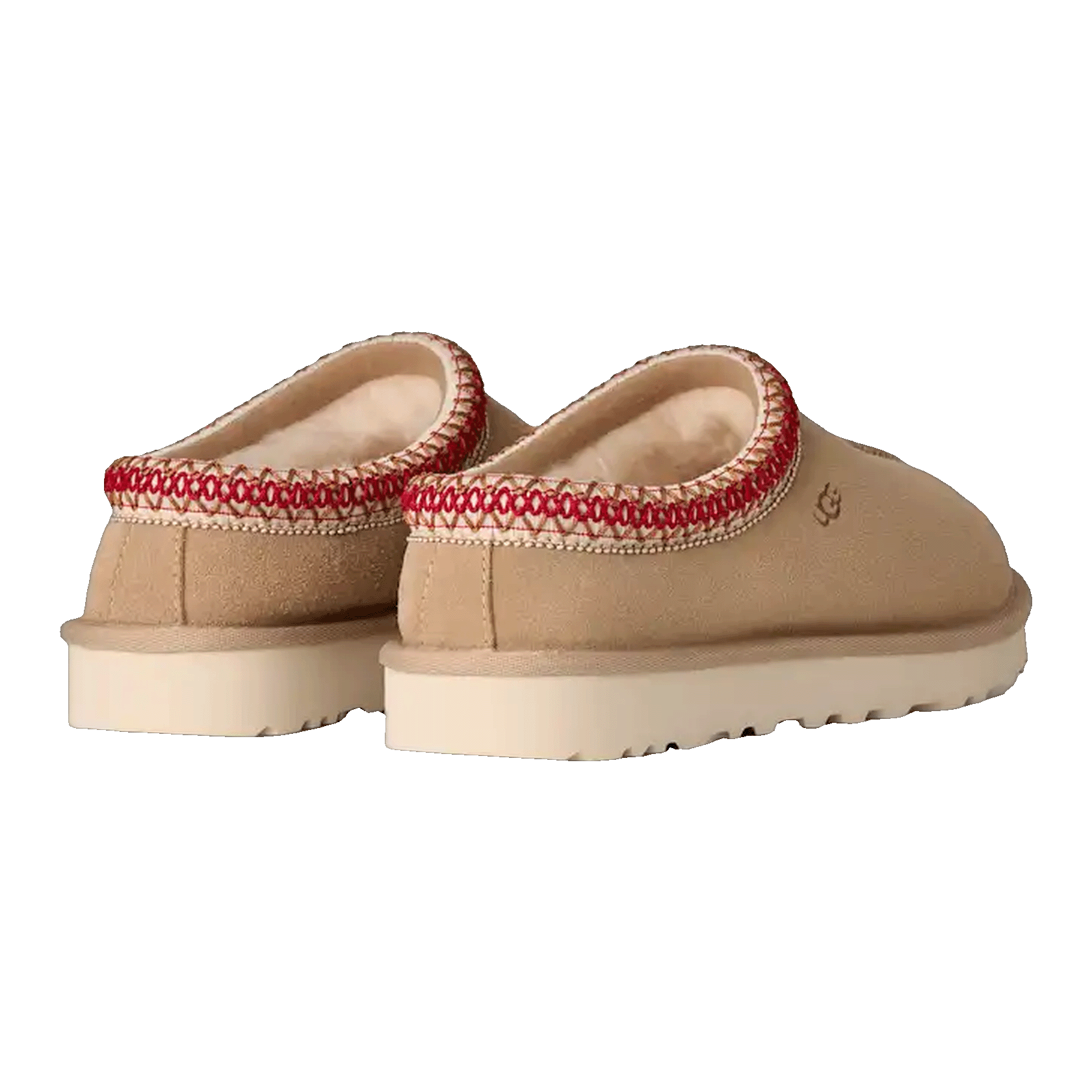 UGG Tasman II Slipper Sand Dark Cherry (W) Back