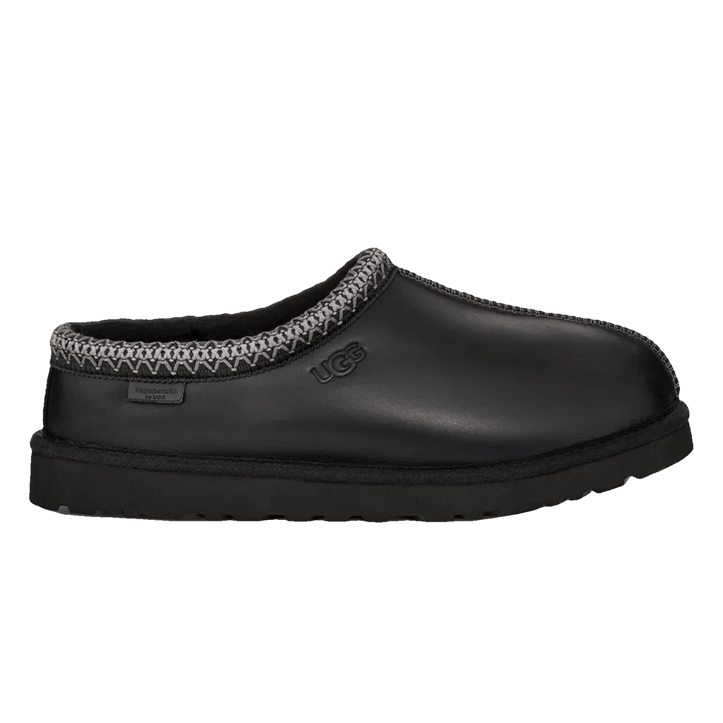 UGG Tasman LTHR Regen Slipper Black