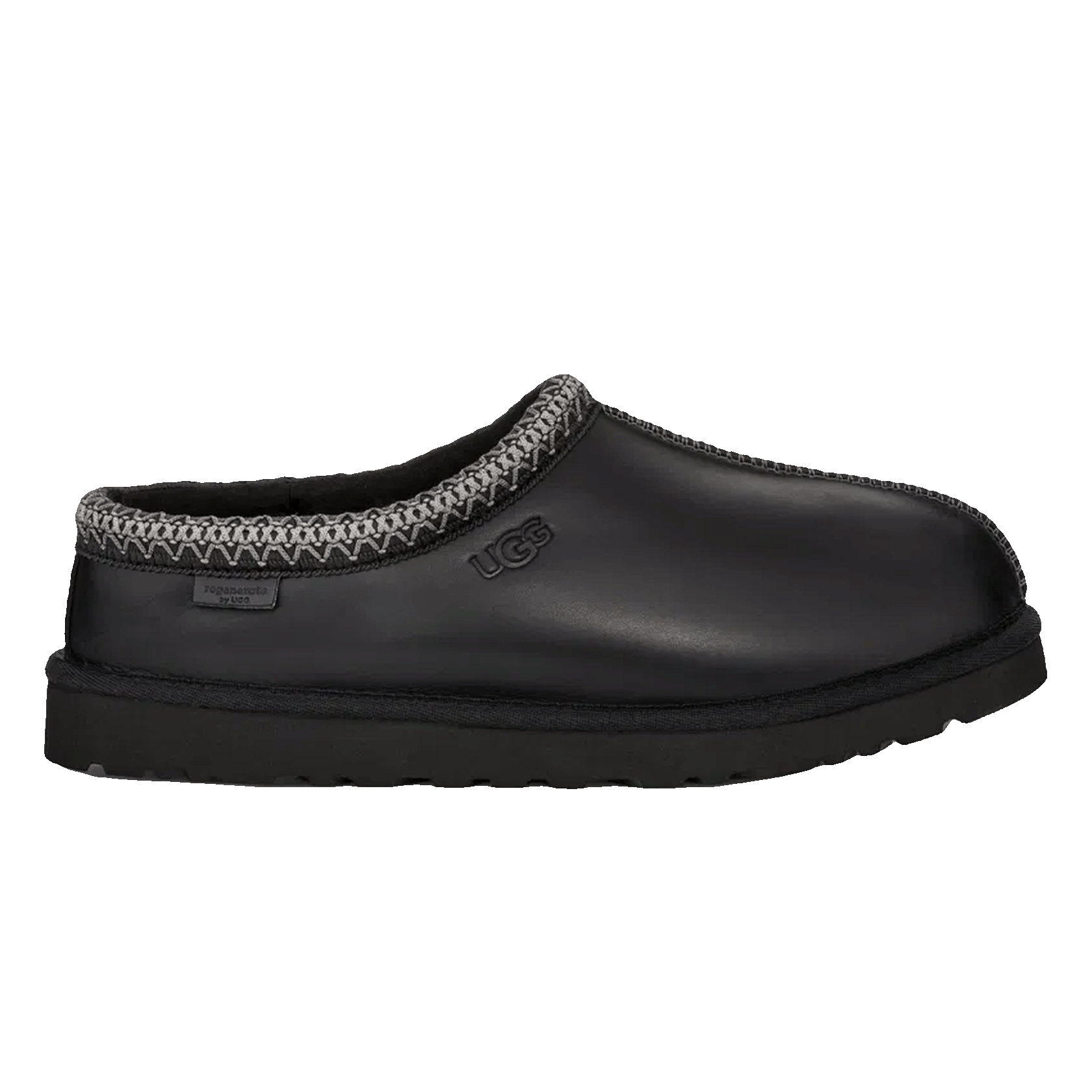 UGG Tasman LTHR Regen Slipper Black