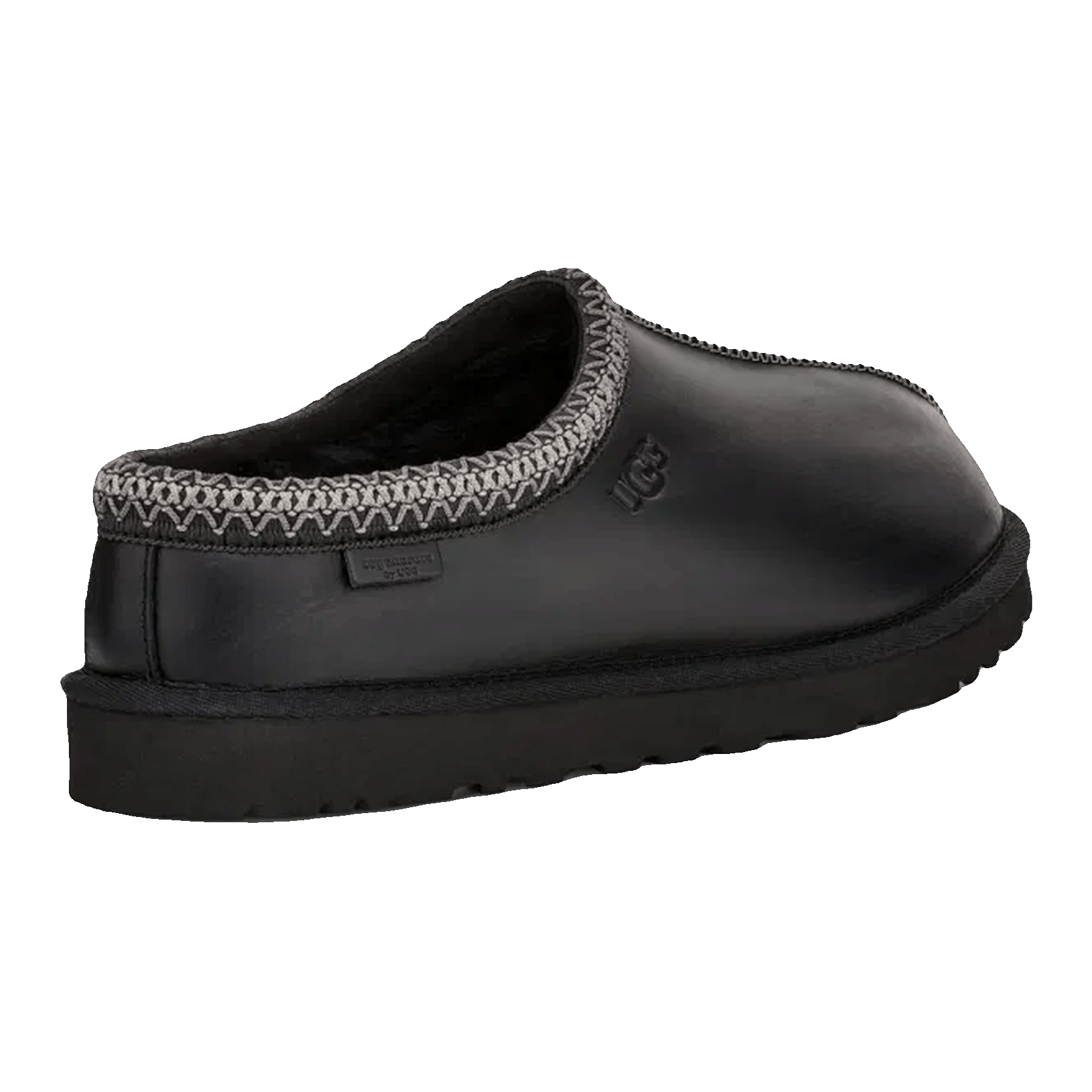 UGG Tasman LTHR Regen Slipper Black Back