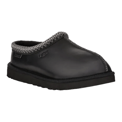 UGG Tasman LTHR Regen Slipper Black Side
