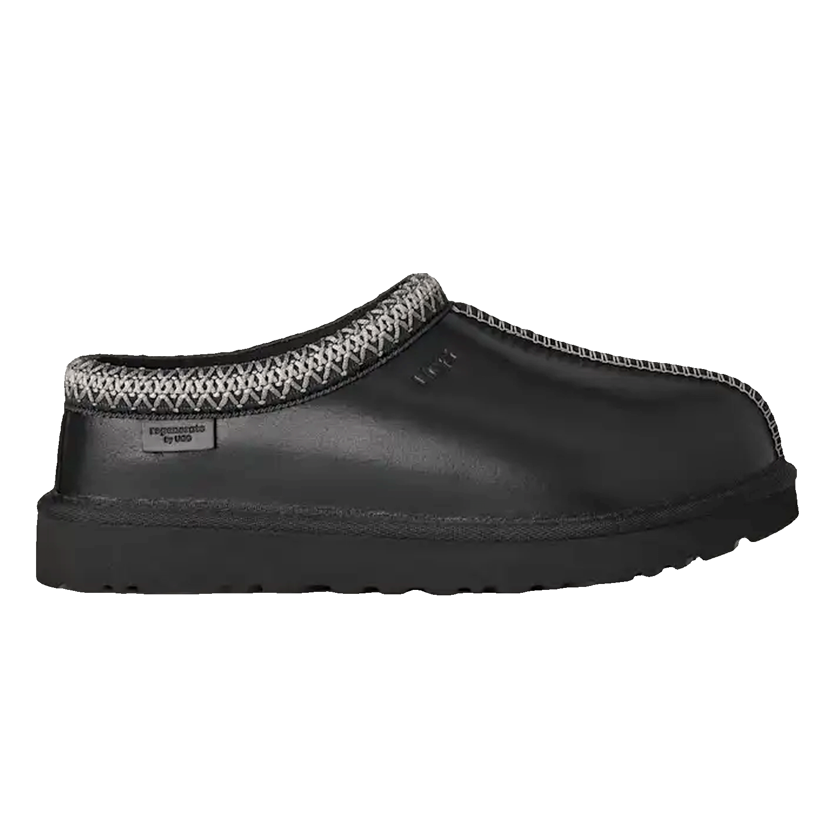 UGG Tasman LTHR Regen Slipper Black (W)