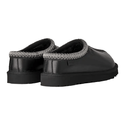 UGG Tasman LTHR Regen Slipper Black (W) Back