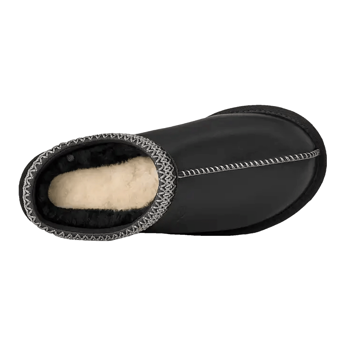 UGG Tasman LTHR Regen Slipper Black (W) Oben