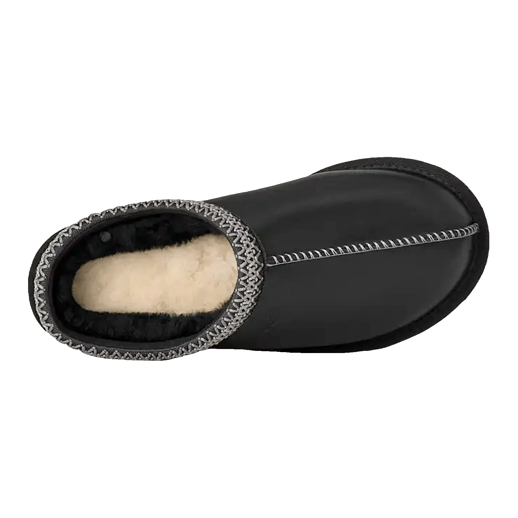 UGG Tasman LTHR Regen Slipper Black (W) Oben