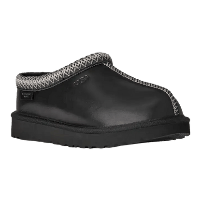 UGG Tasman LTHR Regen Slipper Black (W) Side