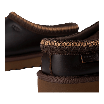 UGG Tasman LTHR Regen Slipper Ironwood (W) Back