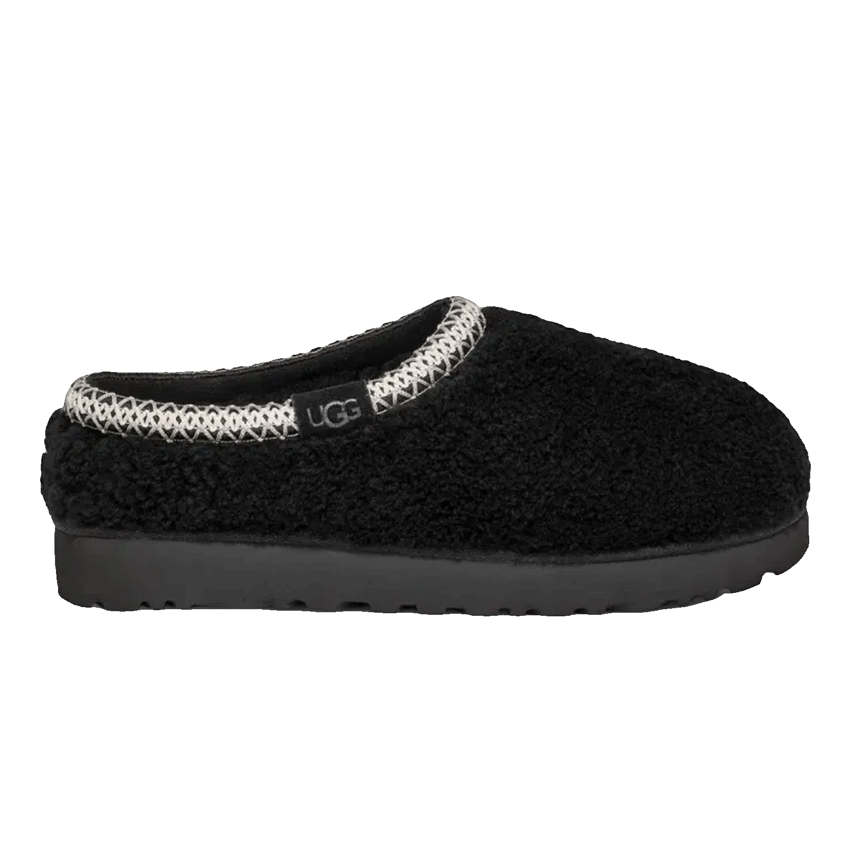 UGG Tasman Maxi Curly Slipper Black (W)