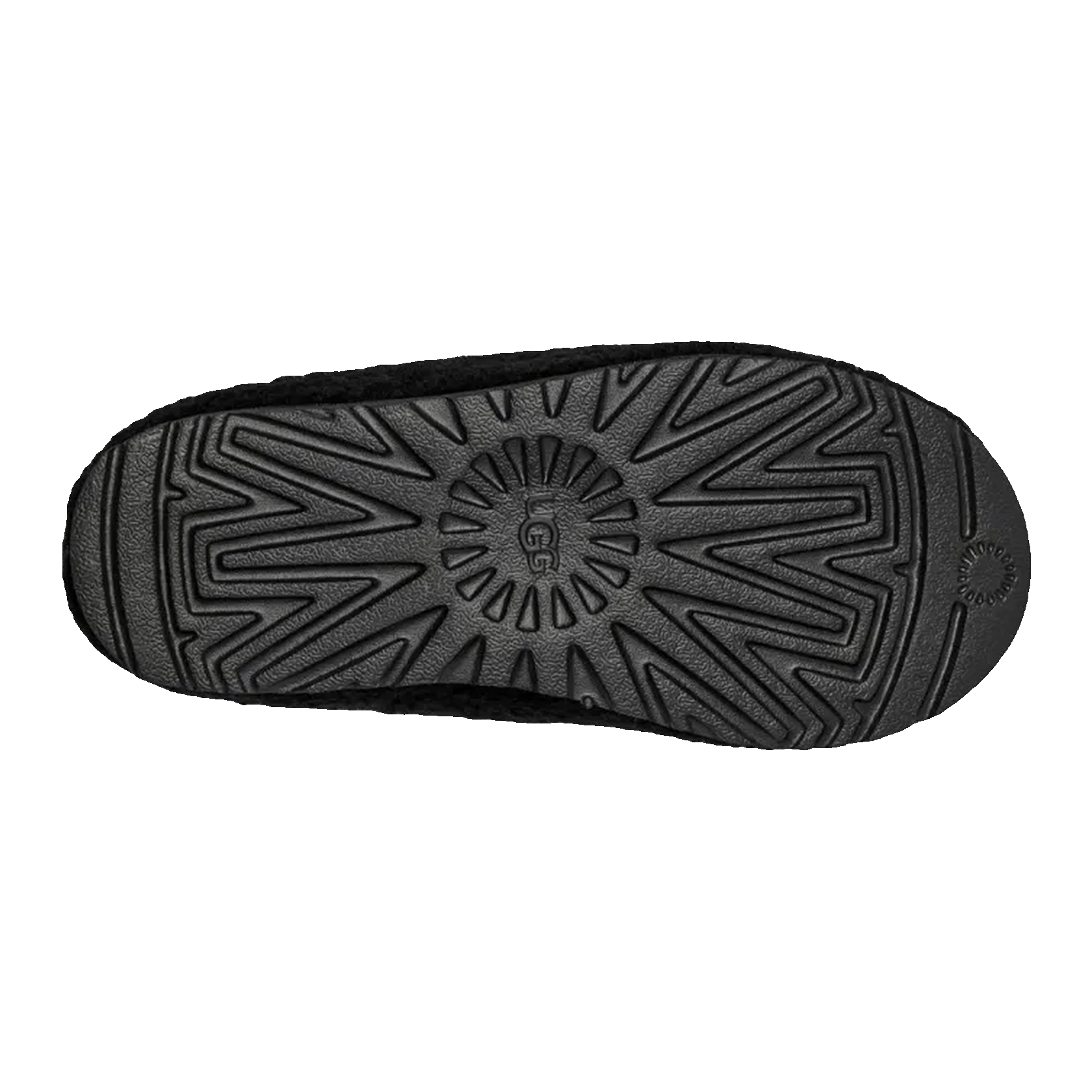 UGG Tasman Maxi Curly Slipper Black (W) Sohle