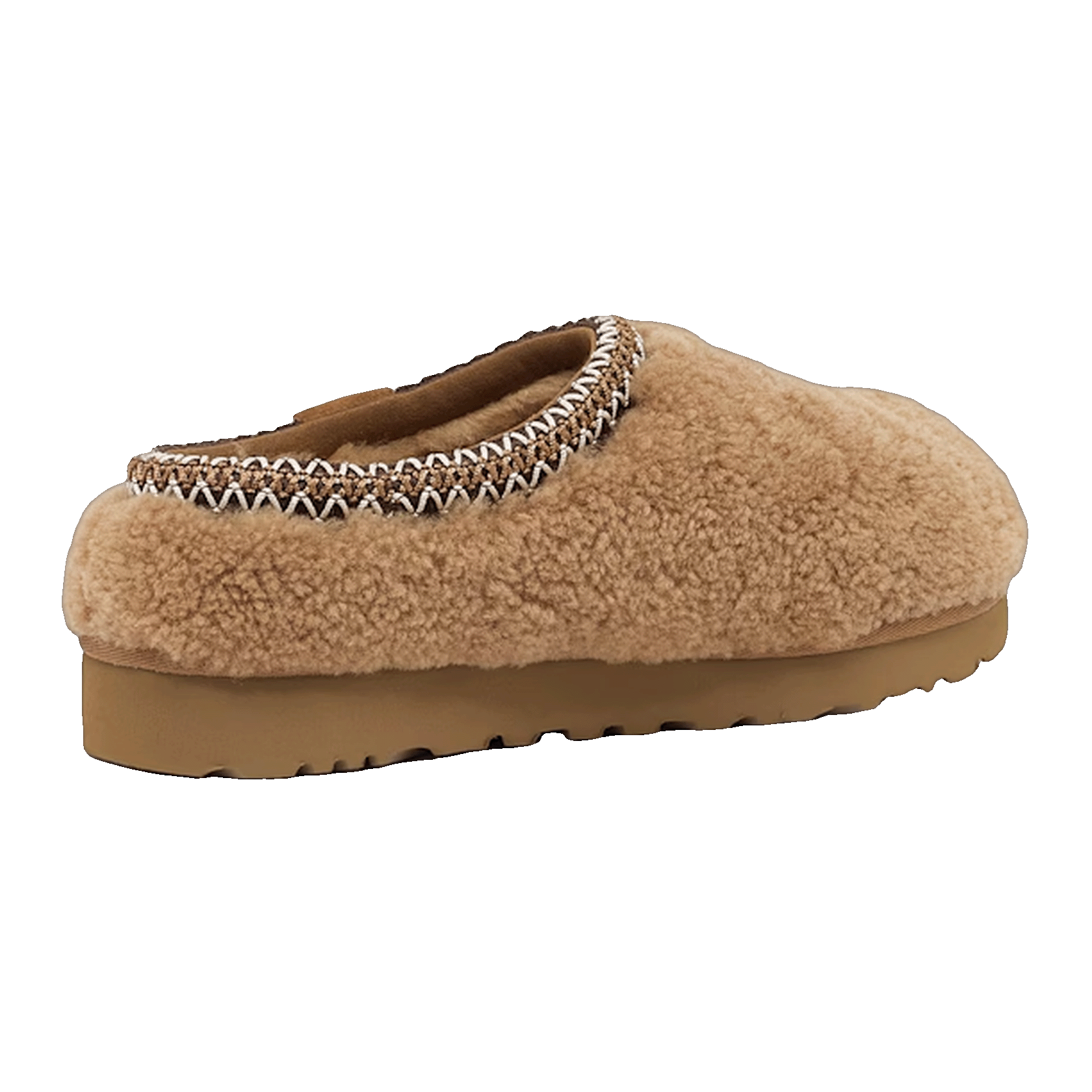 UGG Tasman Maxi Curly Slipper Chestnut (W) Back