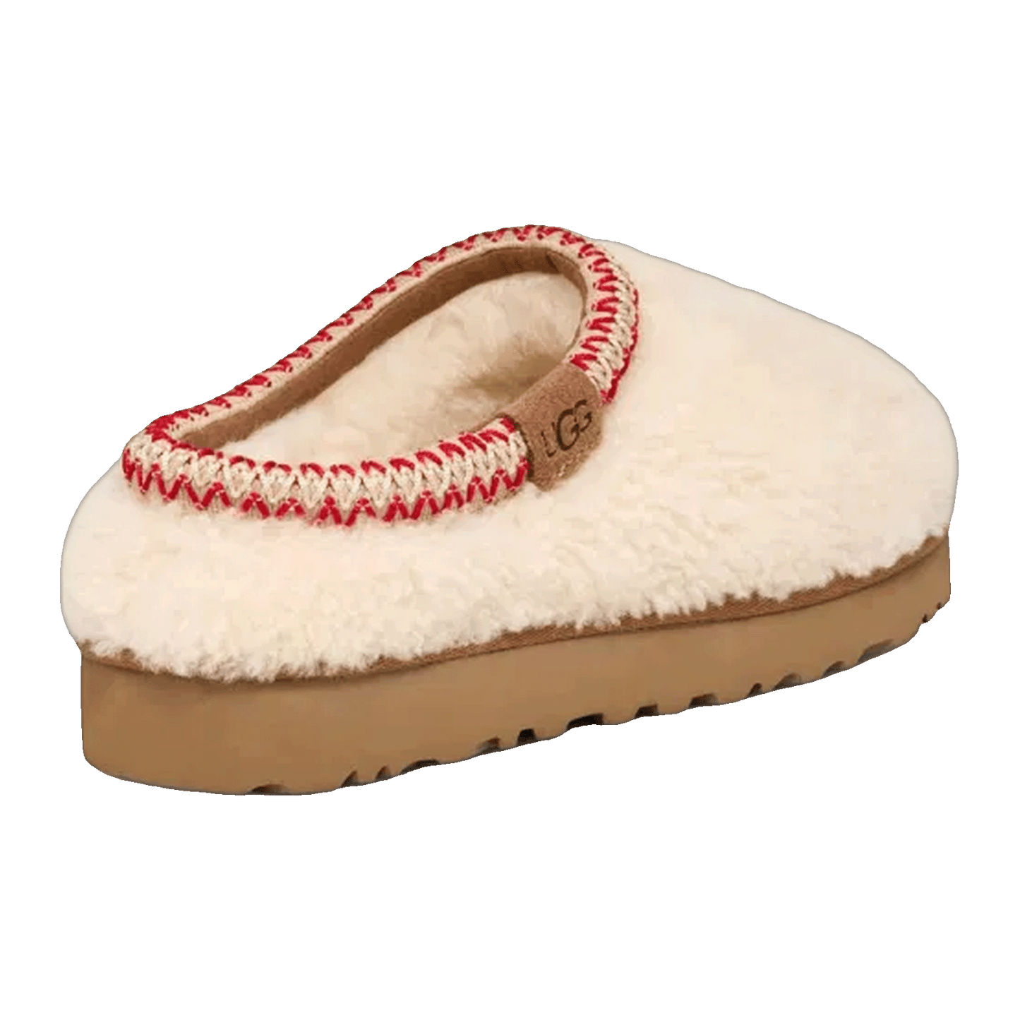 UGG Tasman Maxi Curly Slipper Natural (W) Back