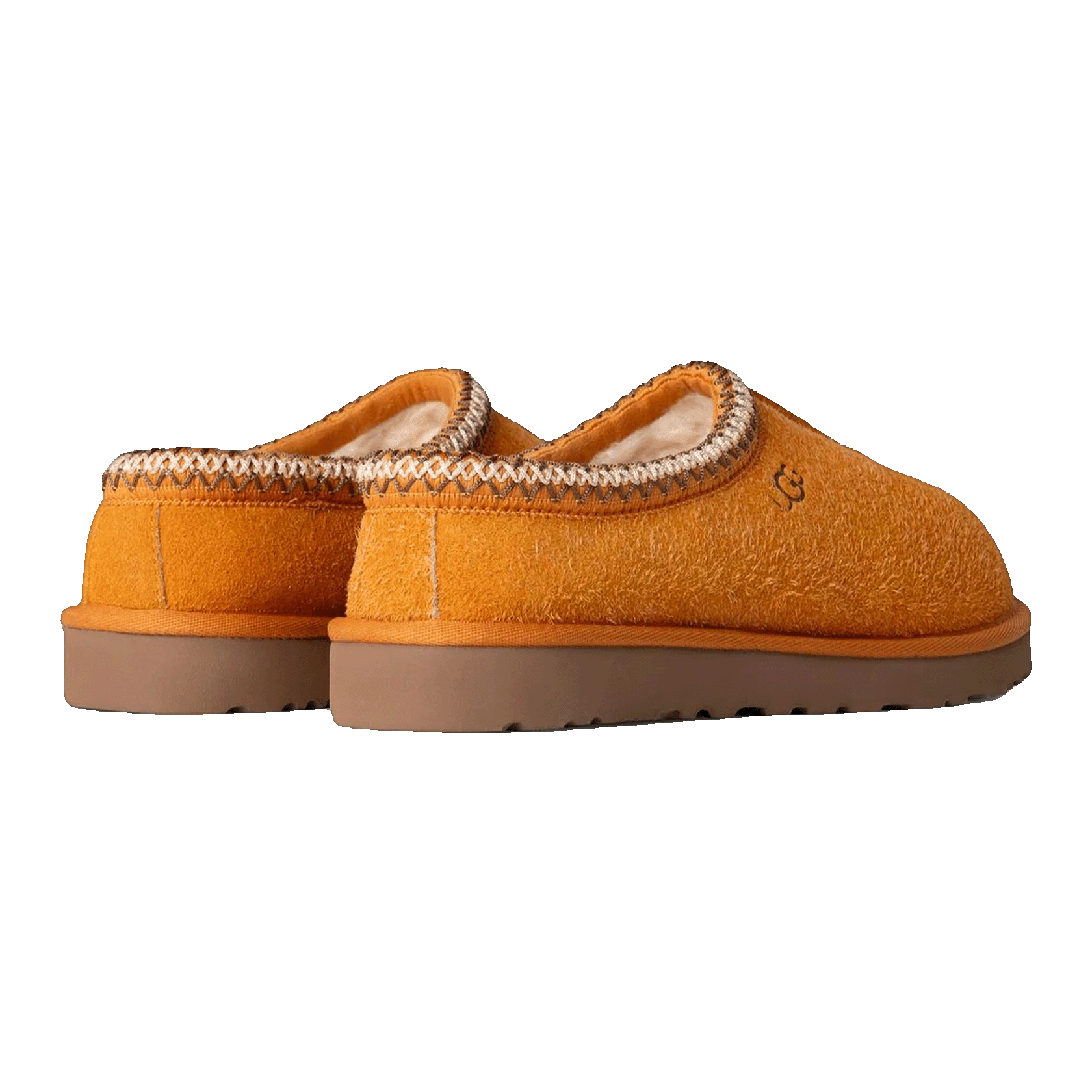 UGG Tasman Shaggy Suede Slipper Dark Apricot Back