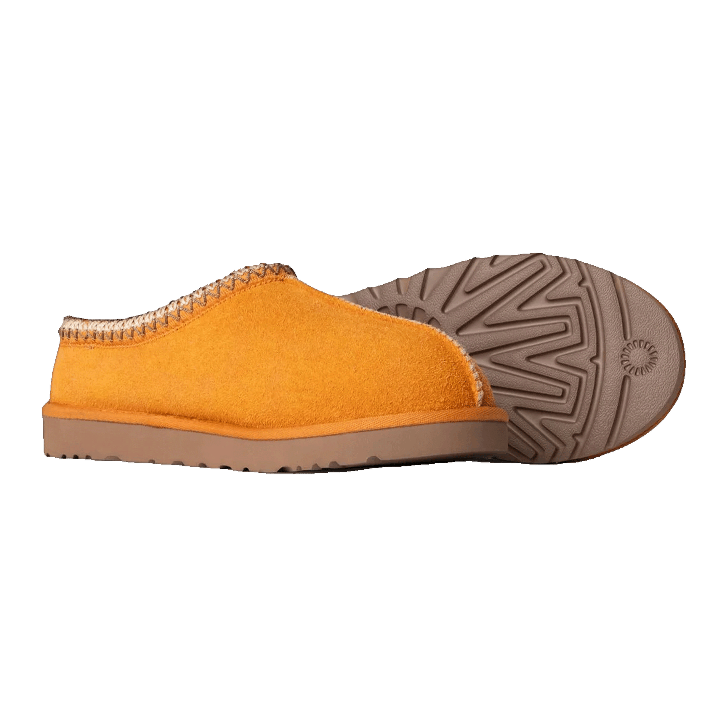 UGG Tasman Shaggy Suede Slipper Dark Apricot Side