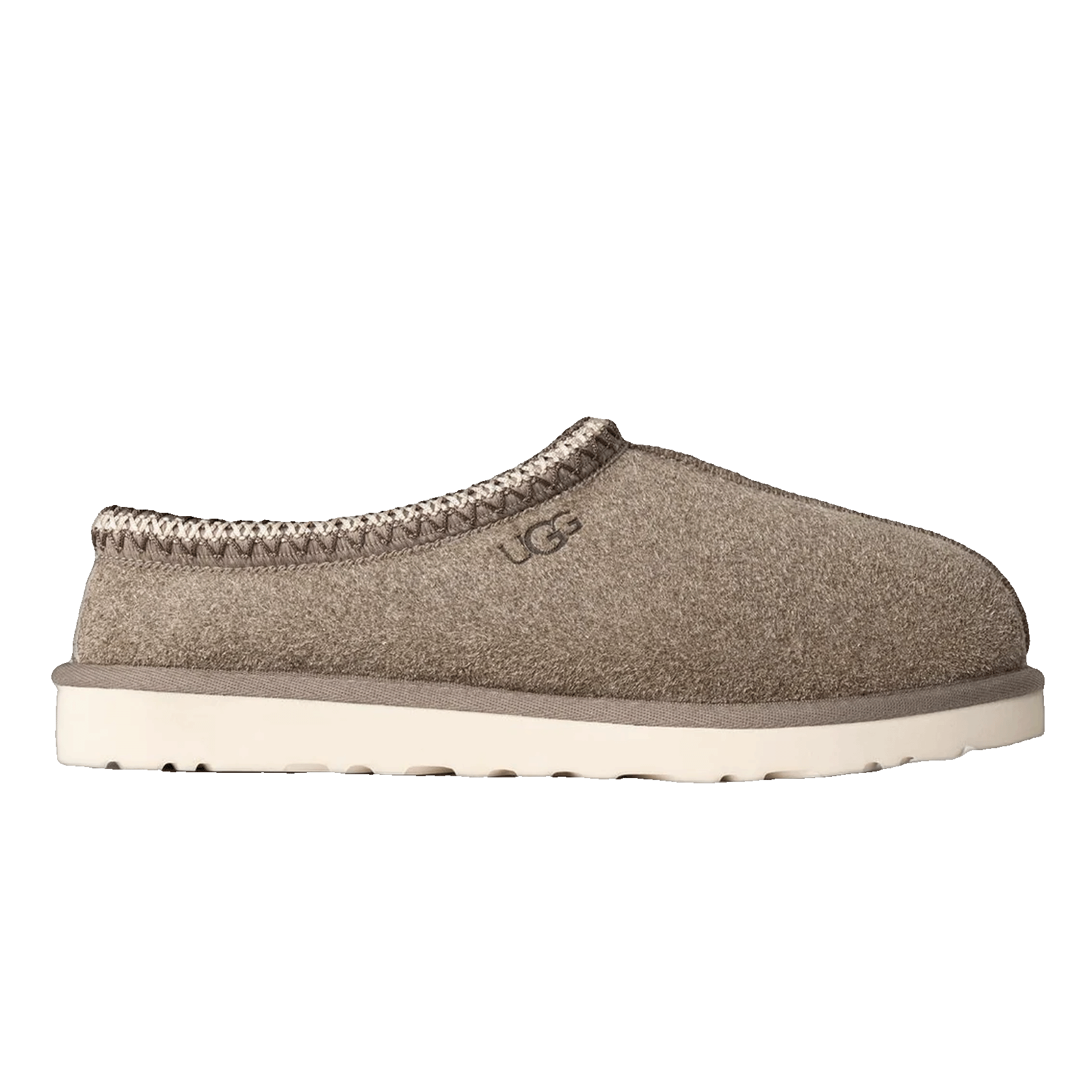 UGG Tasman Shaggy Suede Slipper Smoke Plume