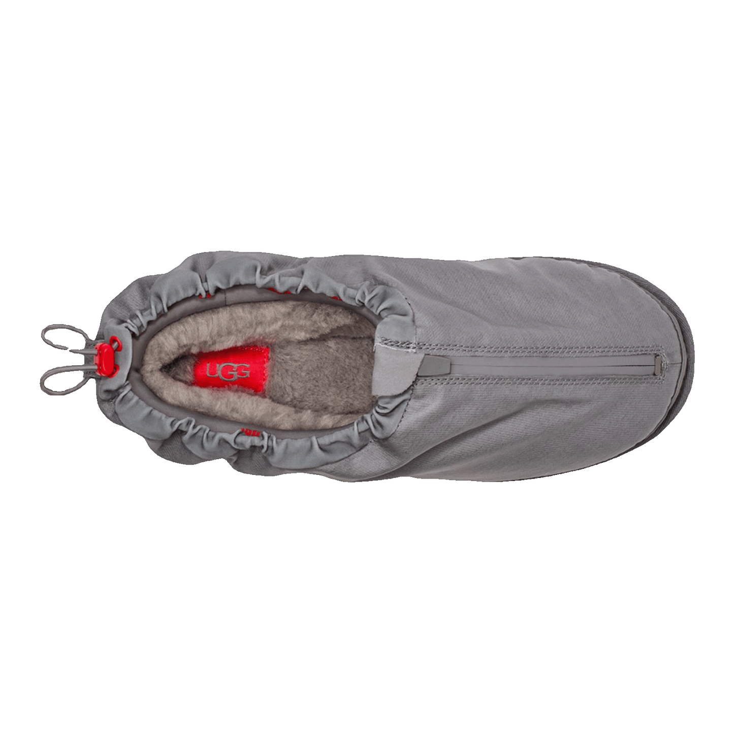 UGG Tasman Shroud Zip Slipper Dark Grey Oben