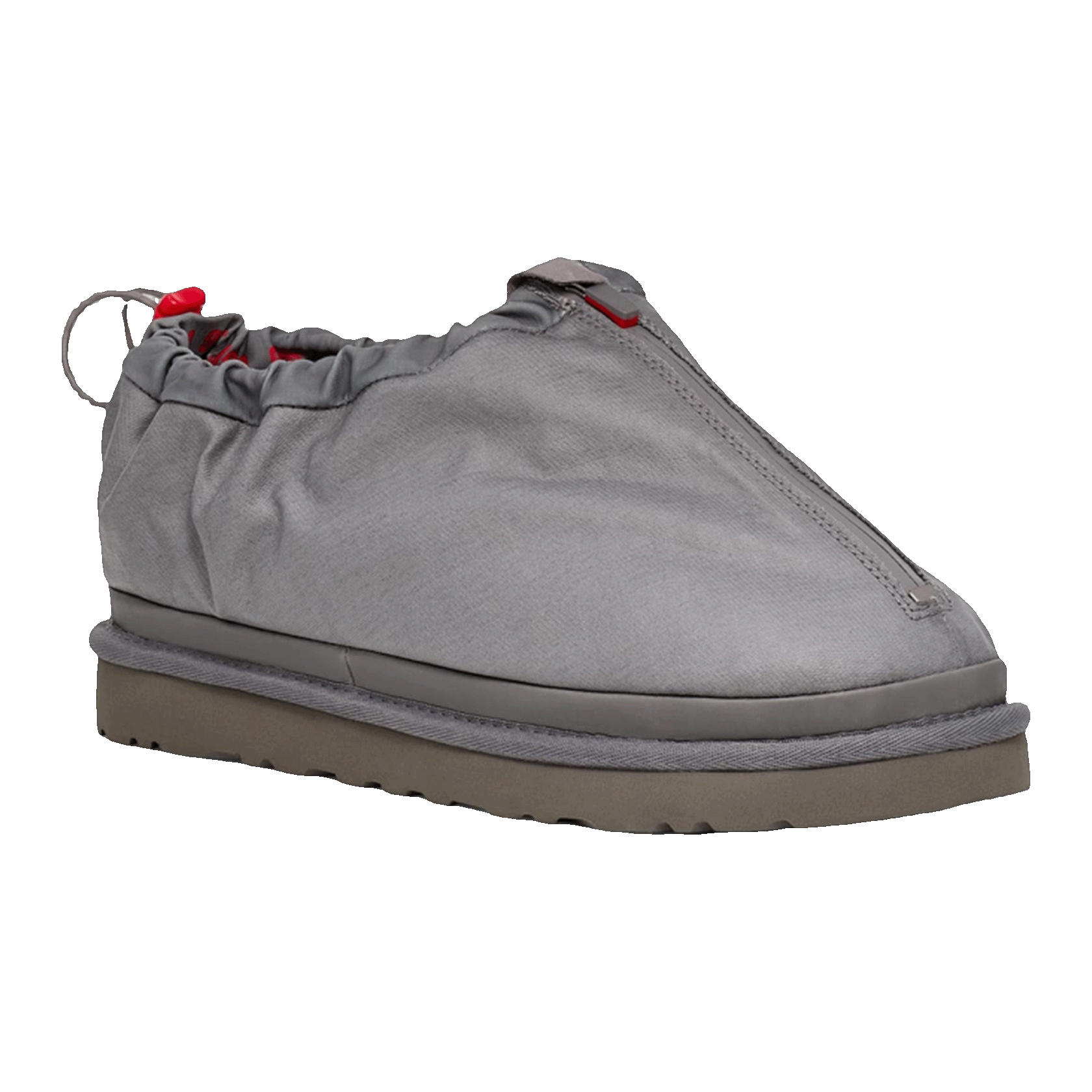 UGG Tasman Shroud Zip Slipper Dark Grey Side