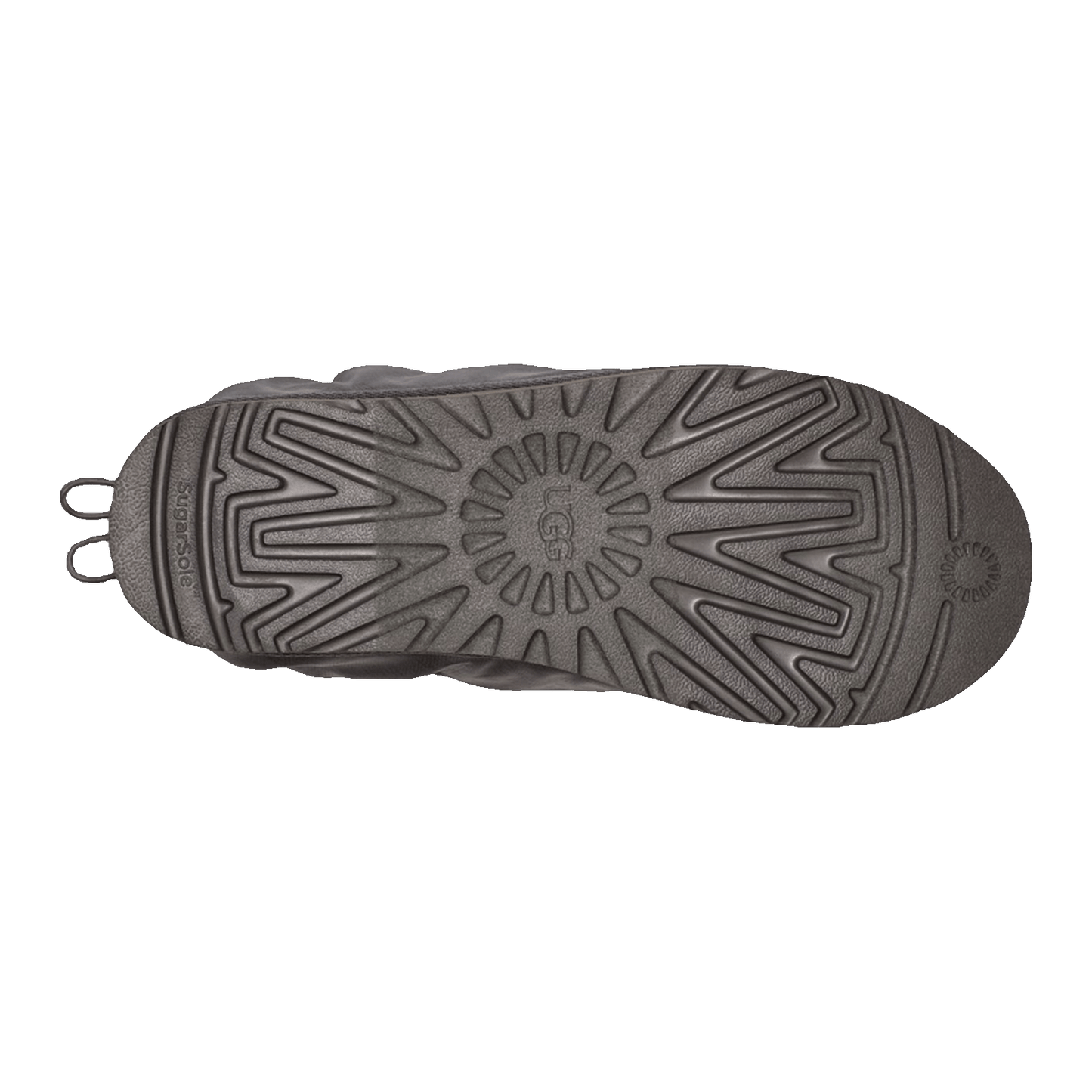 UGG Tasman Shroud Zip Slipper Dark Grey Sohle