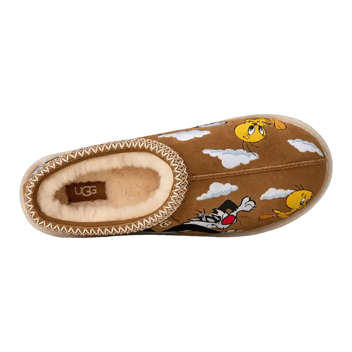 UGG Tasman Slipper Palace x Looney Tunes Chestnut Oben 1181910-CHE