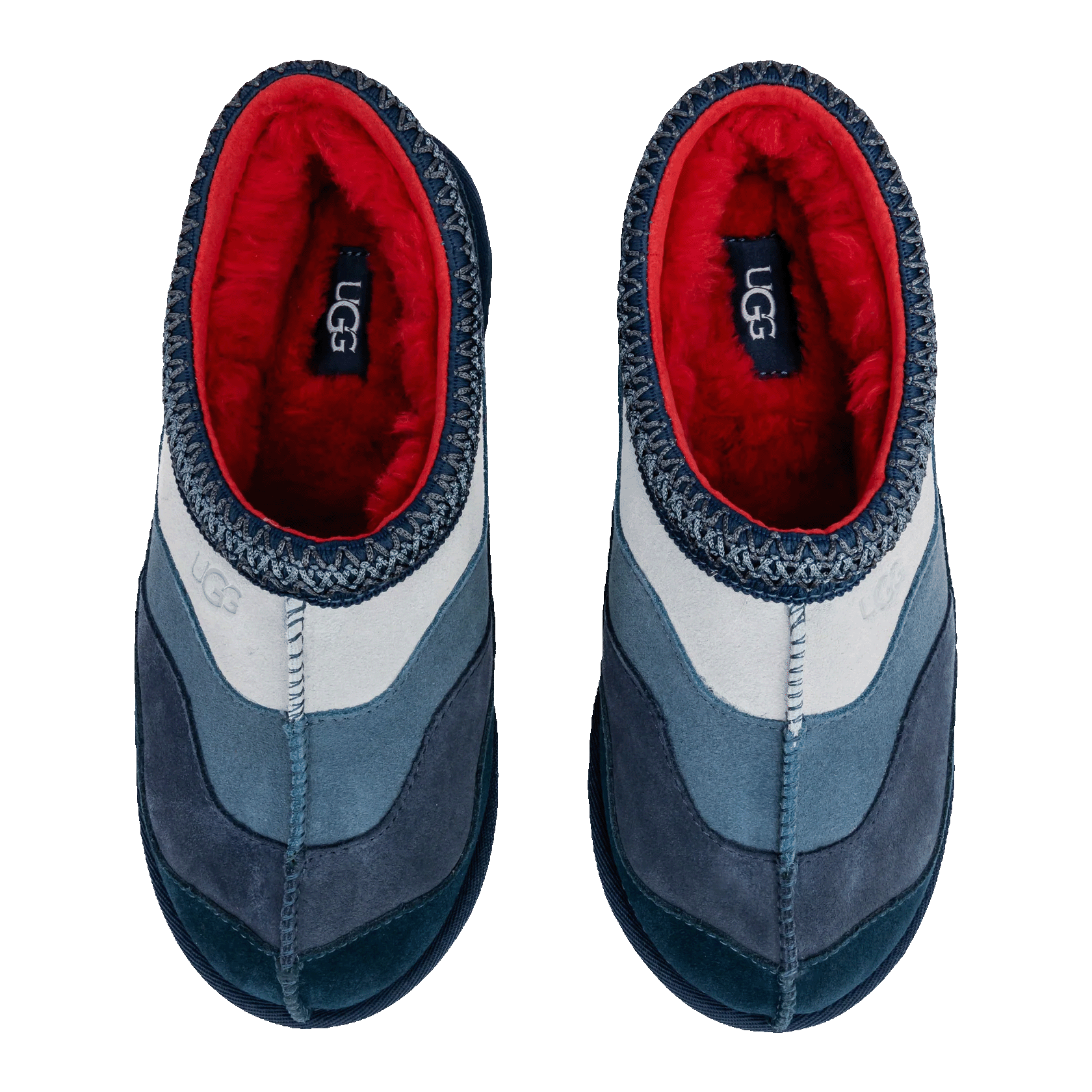 UGG Tasman Slipper Shoe Palace Painted Hills Blue Oben