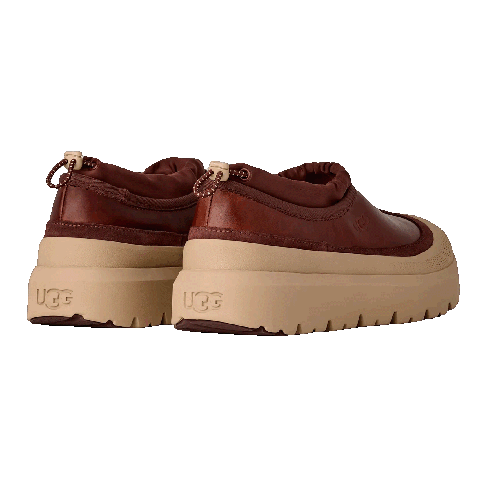 UGG Tasman Weather Hybrid Slipper Cordovan White Pepper Back