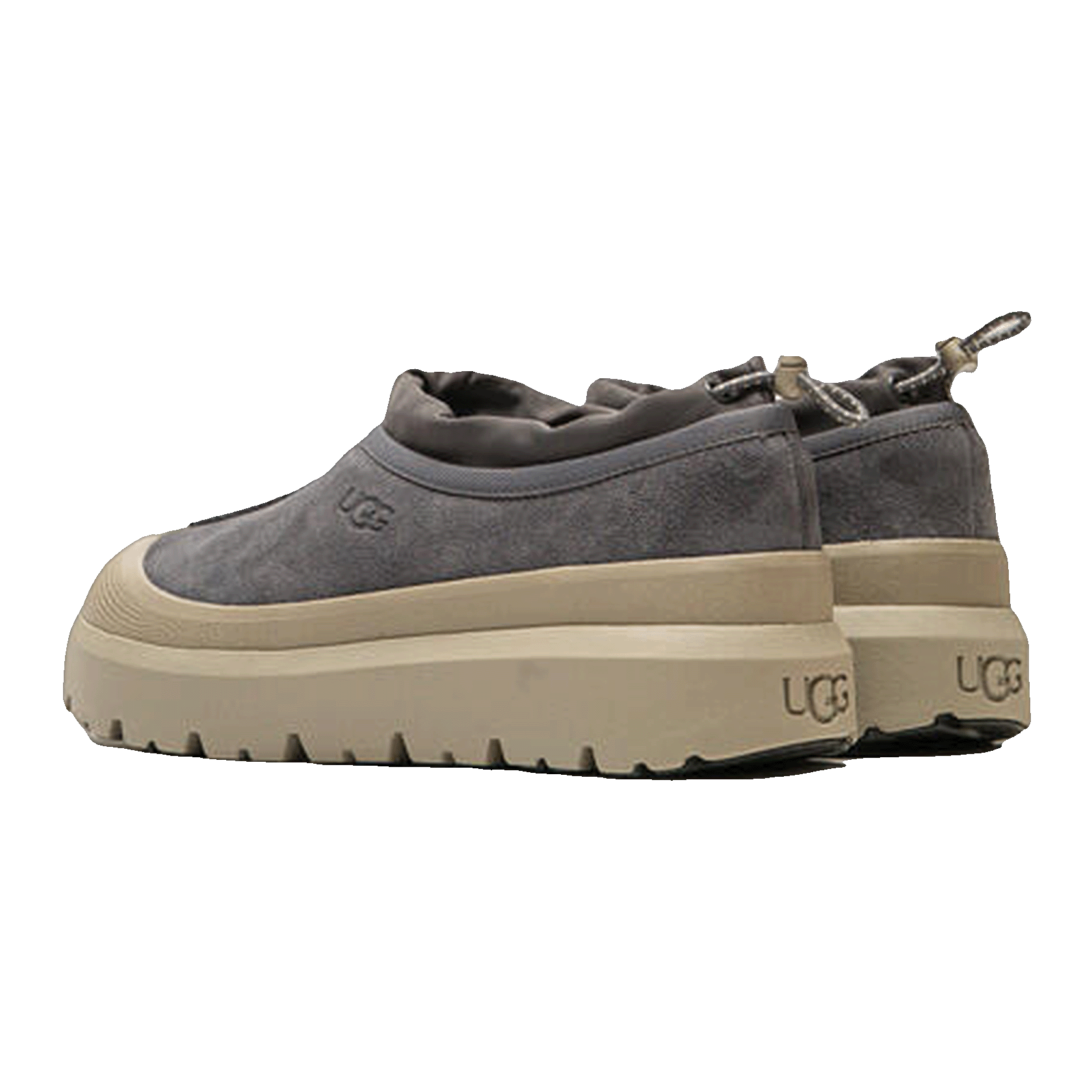 UGG Tasman Weather Hybrid Slipper Obsidian Cobble Grey Back