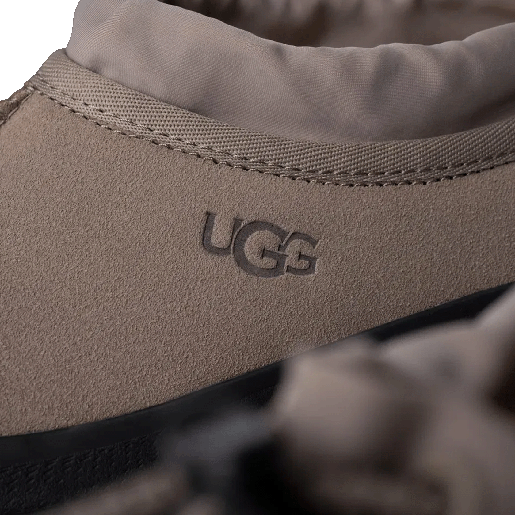 UGG Tasman Weather Hybrid Slipper Smoke Plume Black Detail