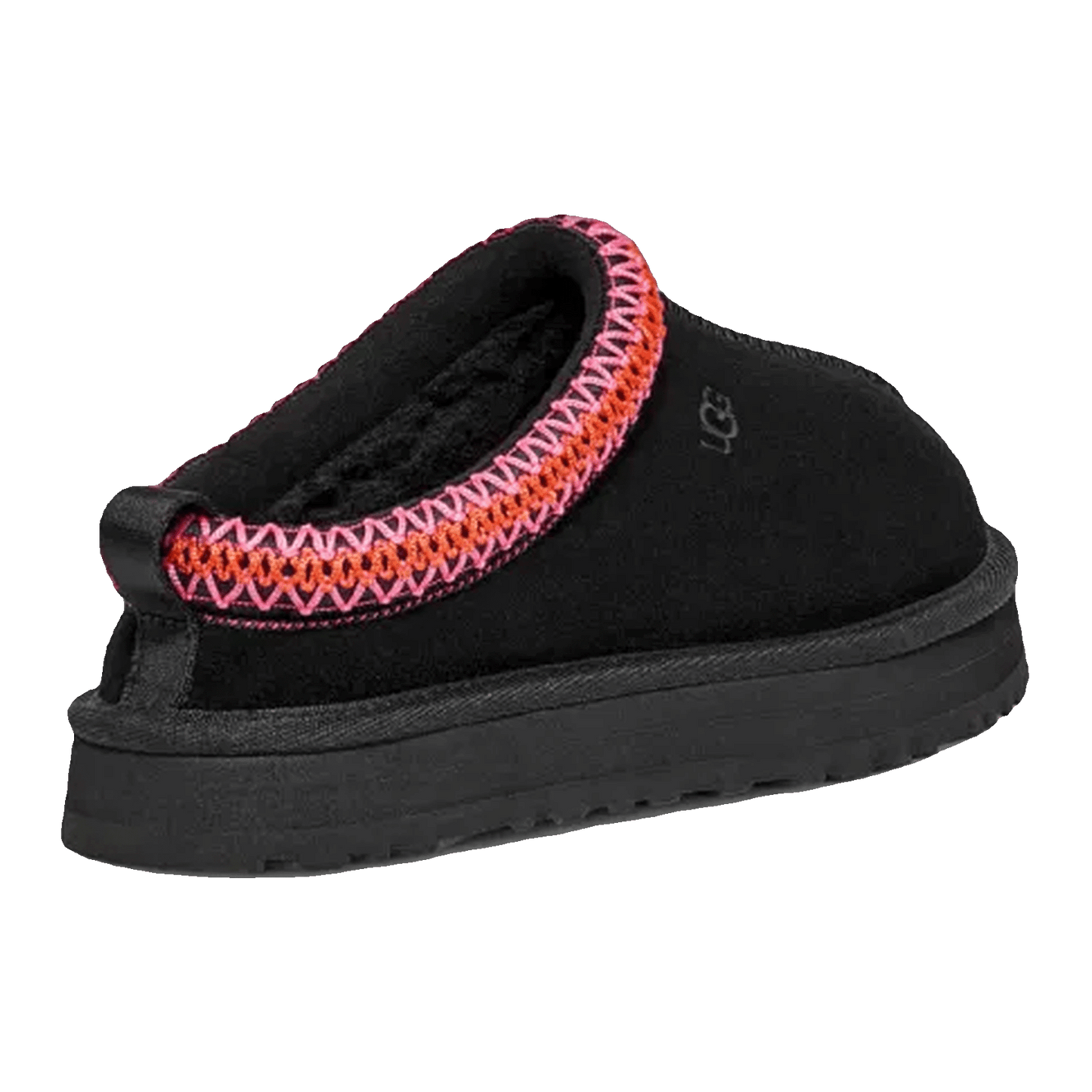 UGG Tazz Slipper Black Multi (Kids) Back
