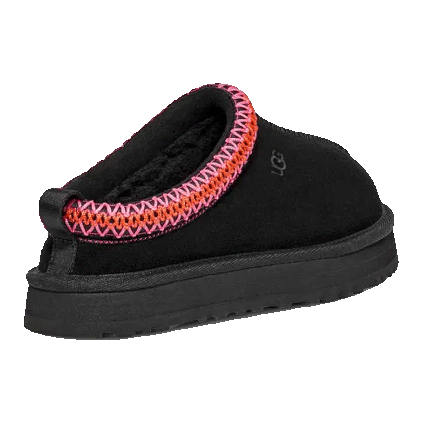 UGG Tazz Slipper Black Multi (Kids) Back