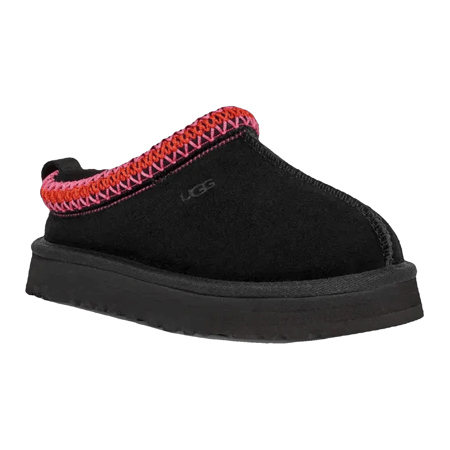 UGG Tazz Slipper Black Multi (Kids) Side