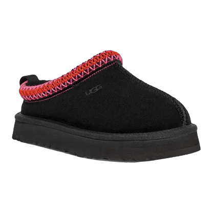 UGG Tazz Slipper Black Multi (Kids) Side