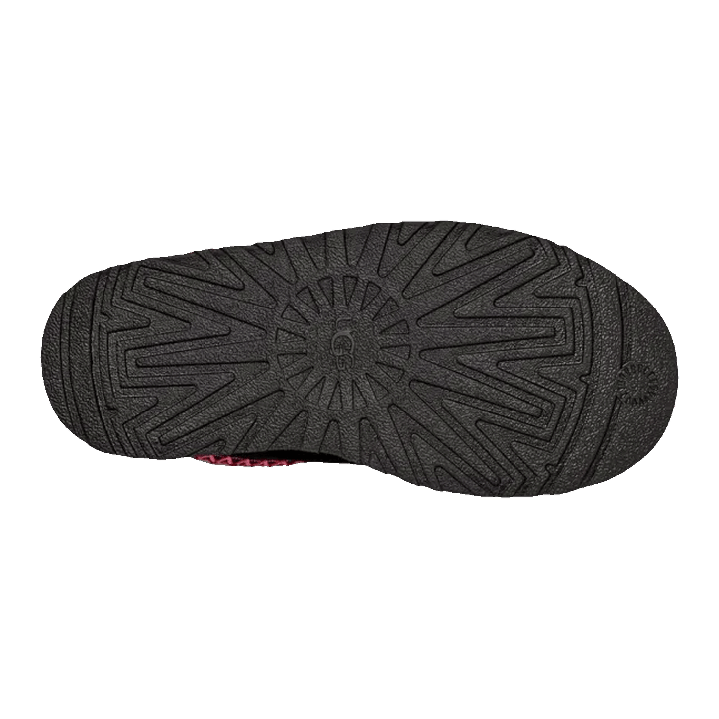 UGG Tazz Slipper Black Multi (Kids) Sohle