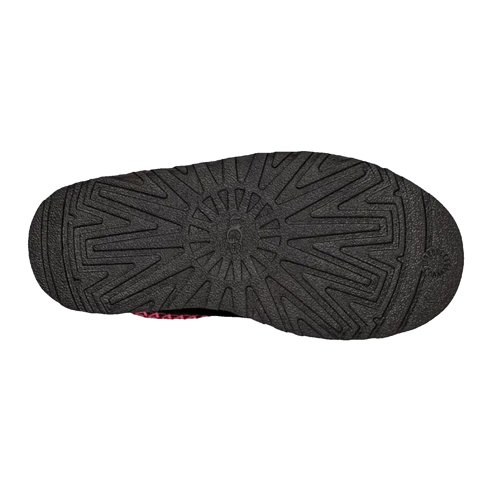 UGG Tazz Slipper Black Multi (Kids) Sohle