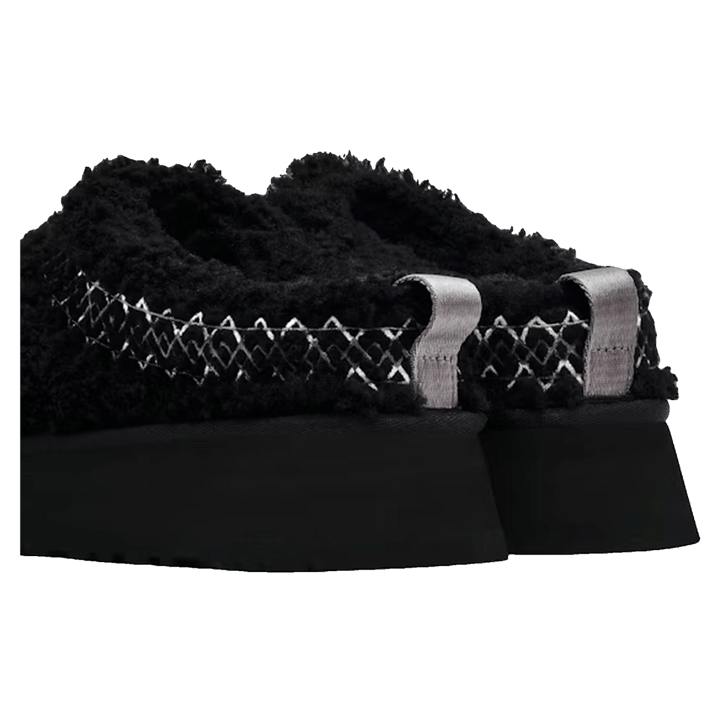 UGG Tazz Slipper Heritage Braid Black (W) Back