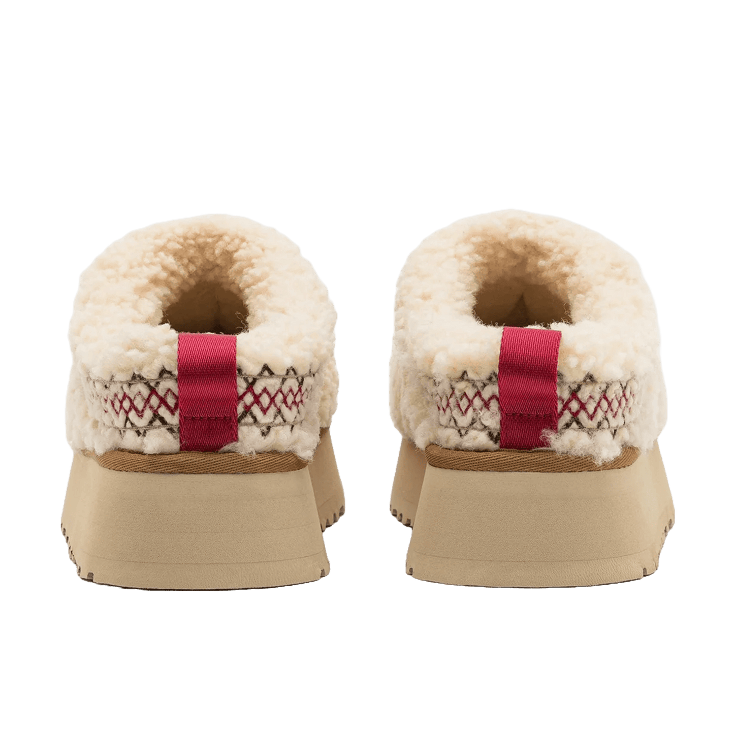 UGG Tazz Slipper Heritage Braid Natural (W) Back