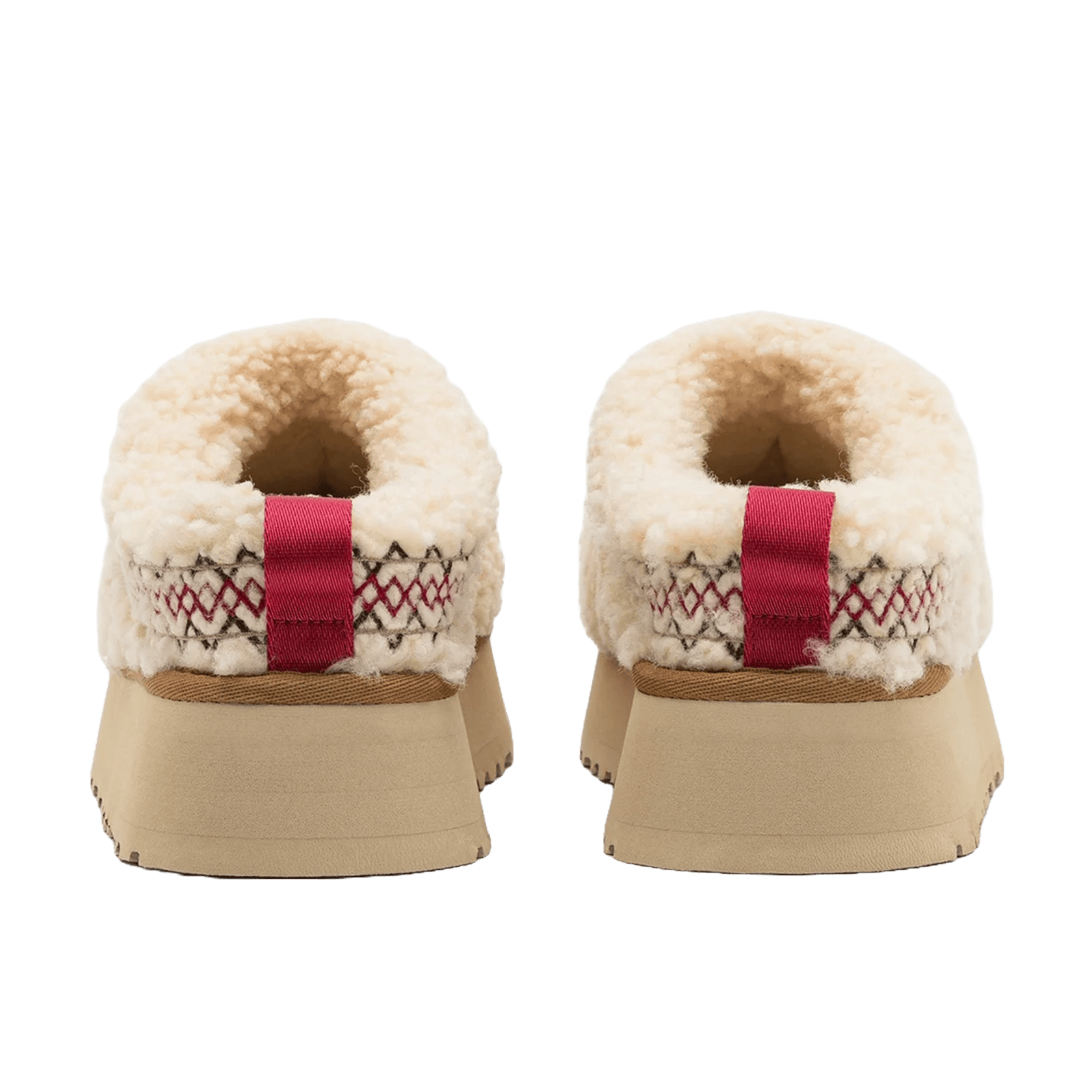 UGG Tazz Slipper Heritage Braid Natural (W) Back