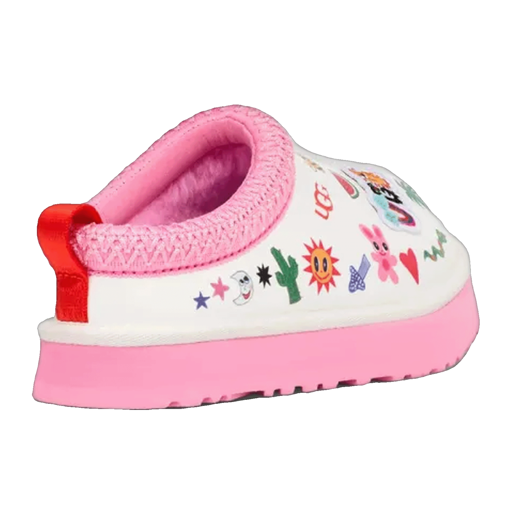 UGG Tazz Slipper Humberto Cruz Pop Sketch (Kids) Back