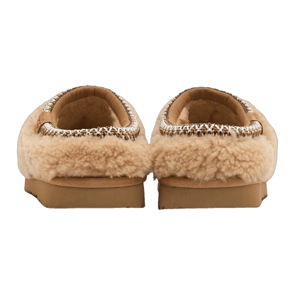 UGG Tazz Slipper Maxi Curly Chestnut (Kids) Back