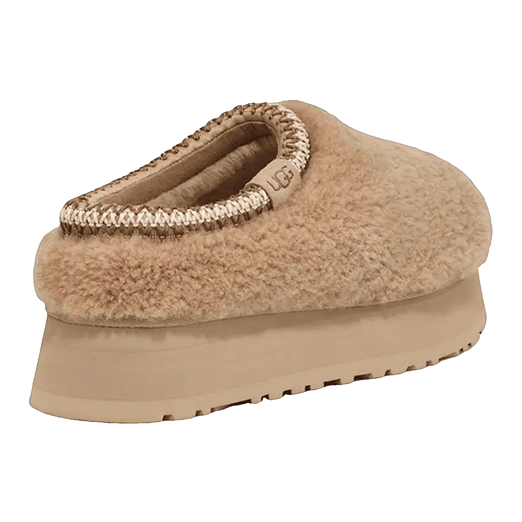 UGG Tazz Slipper Maxi Curly Sand (W) Back