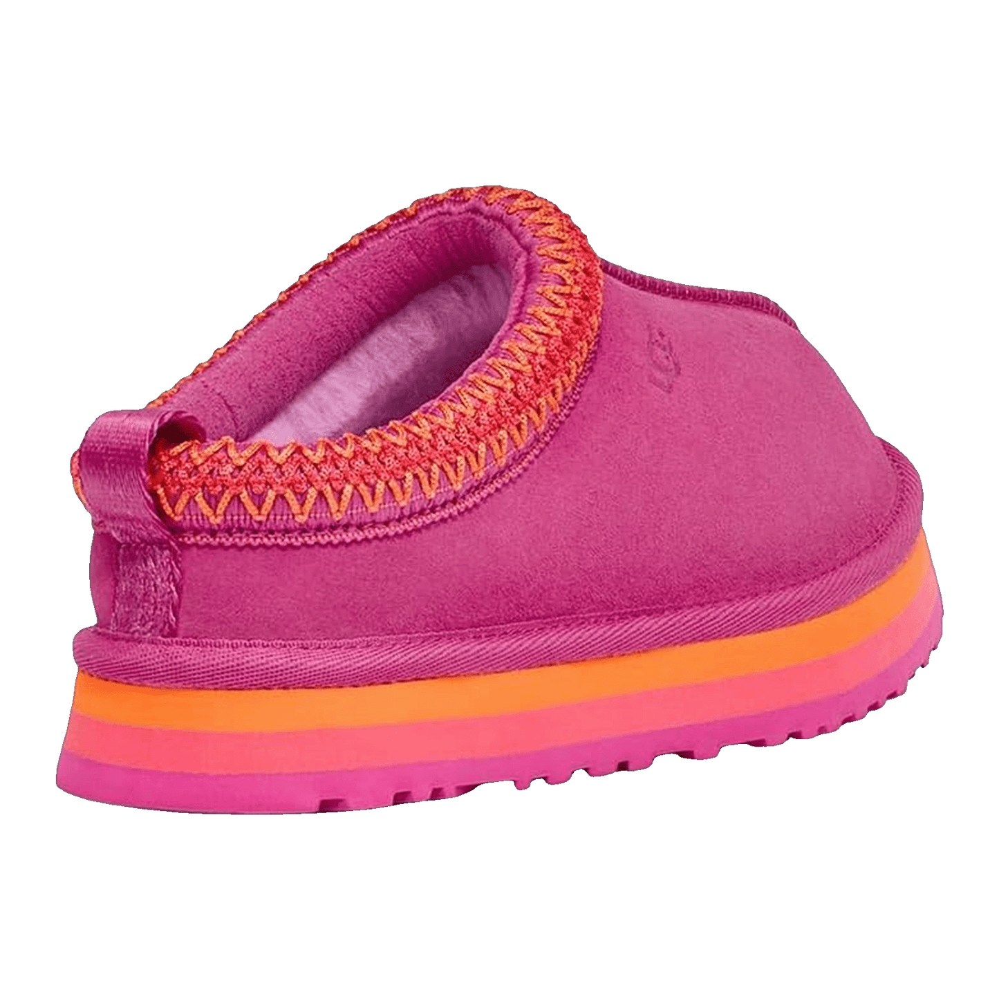 UGG Tazz Slipper Raspberry Multi (Kids) Back