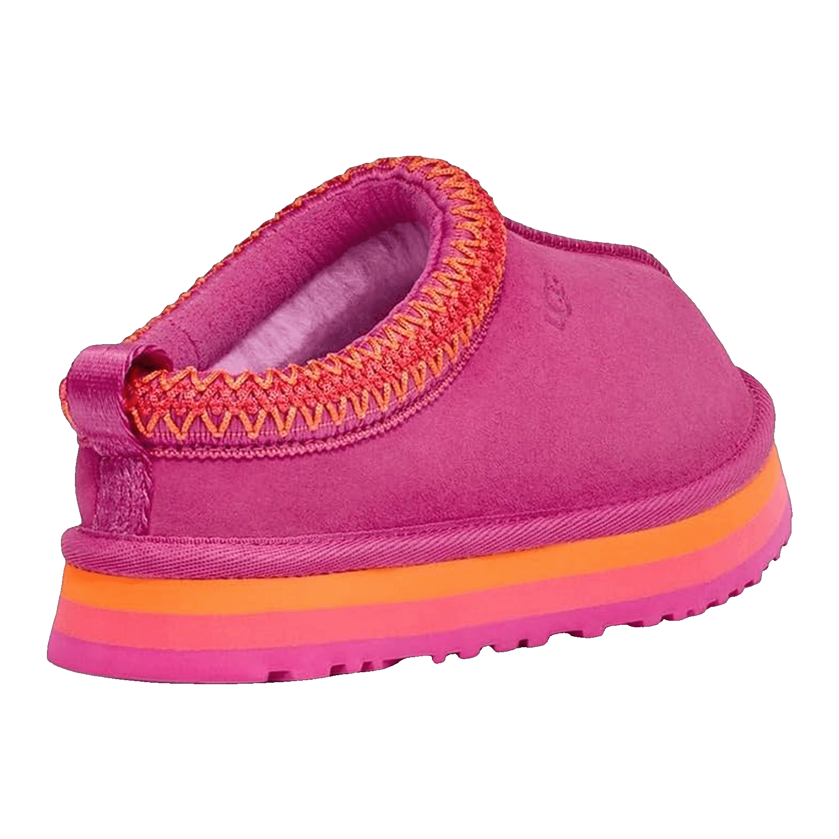 UGG Tazz Slipper Raspberry Multi (Kids) Back