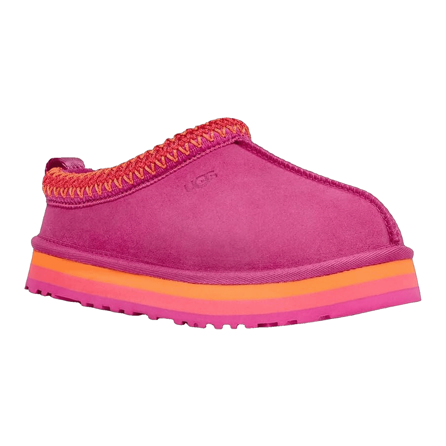 UGG Tazz Slipper Raspberry Multi (Kids) Side