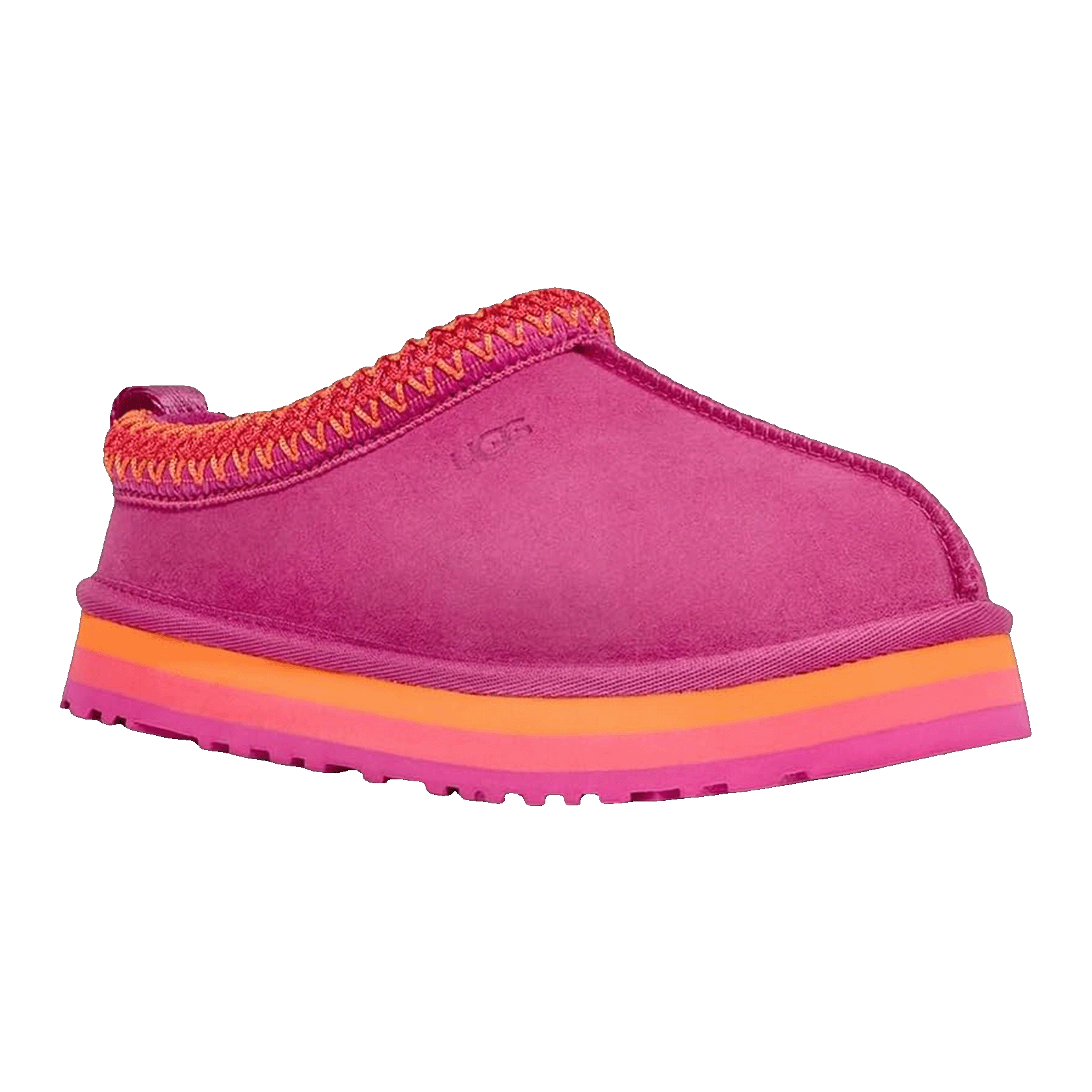 UGG Tazz Slipper Raspberry Multi (Kids) Side