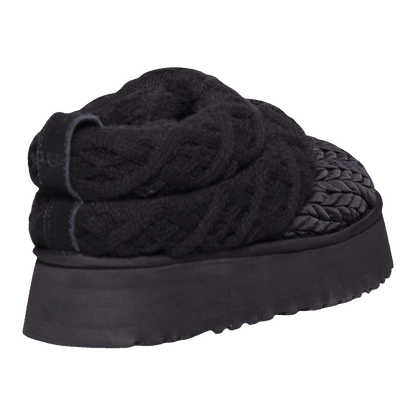 UGG Tazz Villa Knit Slipper Black (W) Back
