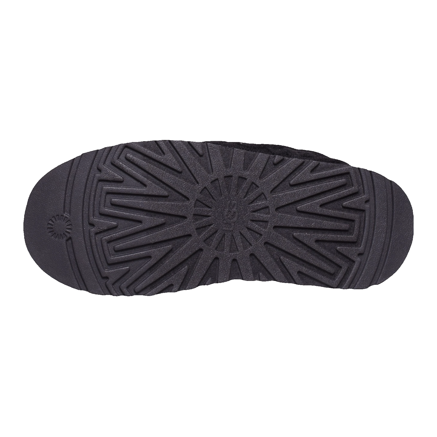 UGG Tazz Villa Knit Slipper Black (W) Sohle