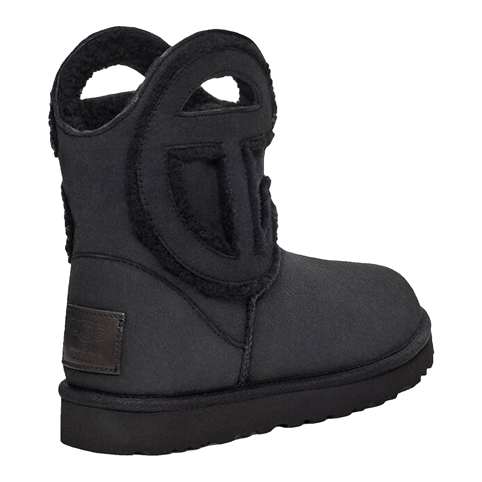 UGG x Telfar Logo Mini Black Back