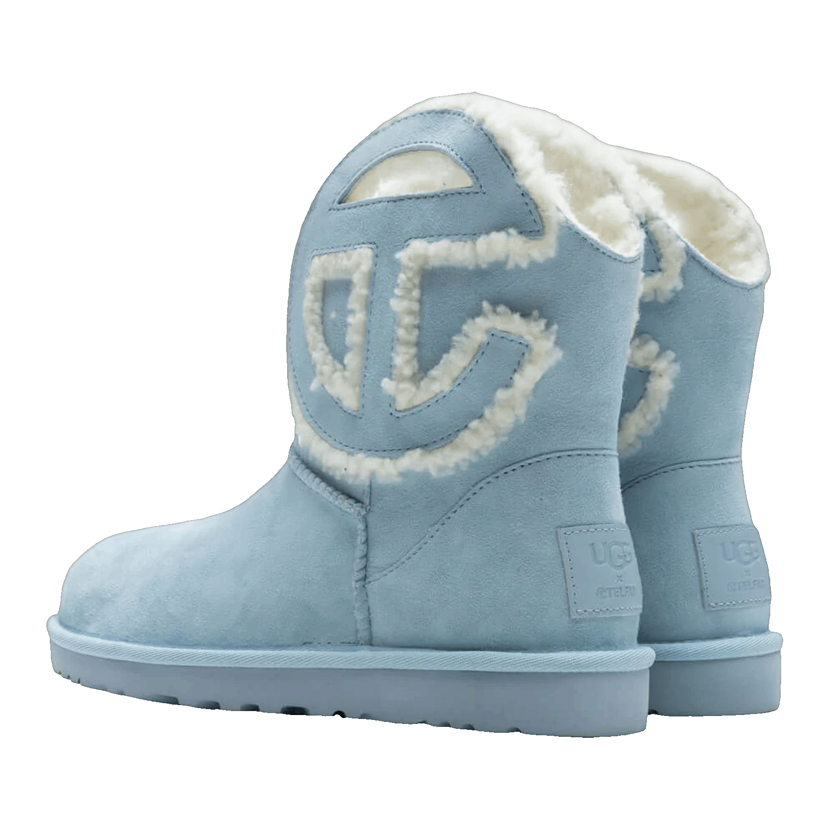 UGG x Telfar Logo Mini Blue Back