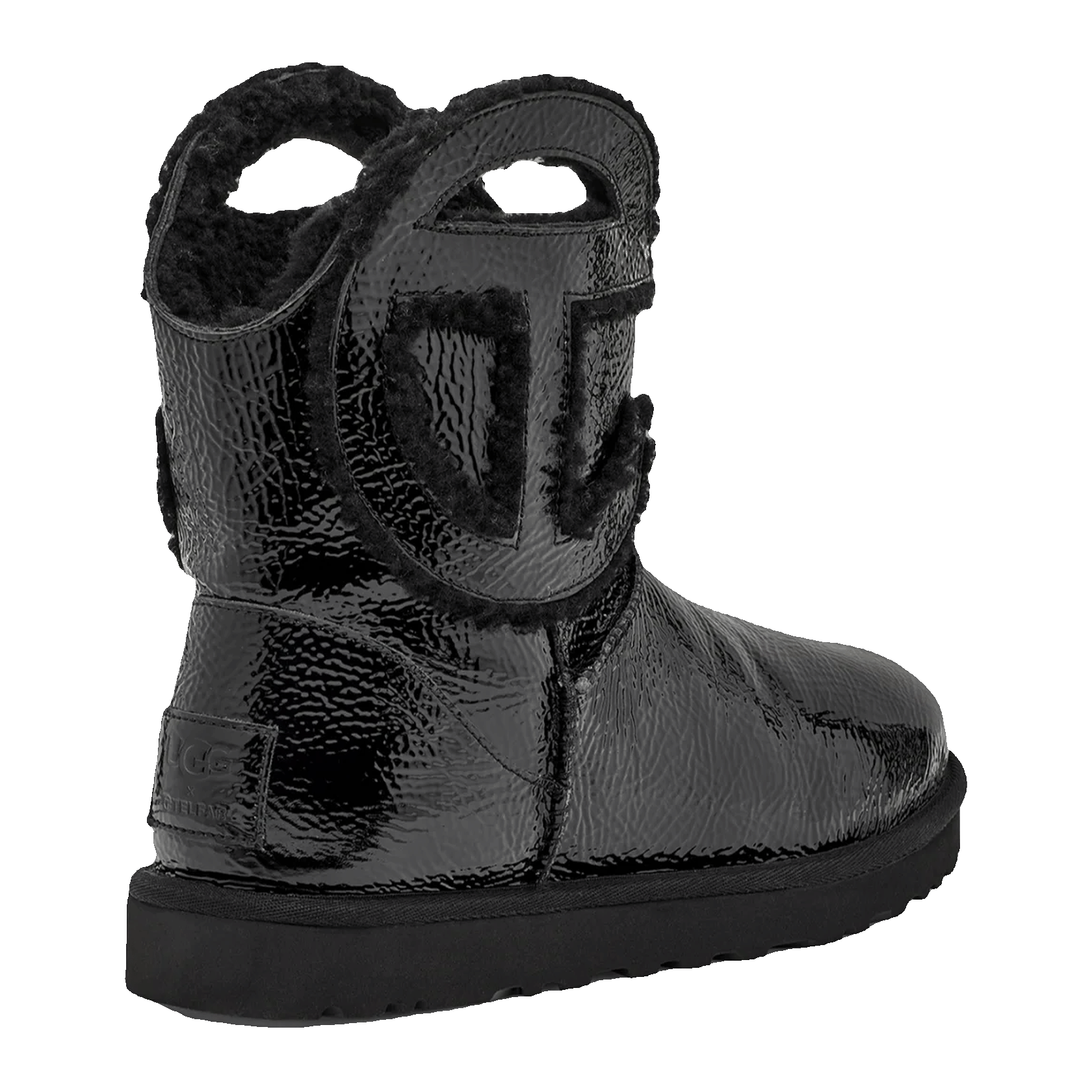 UGG x Telfar Logo Mini Crinkle Black Back