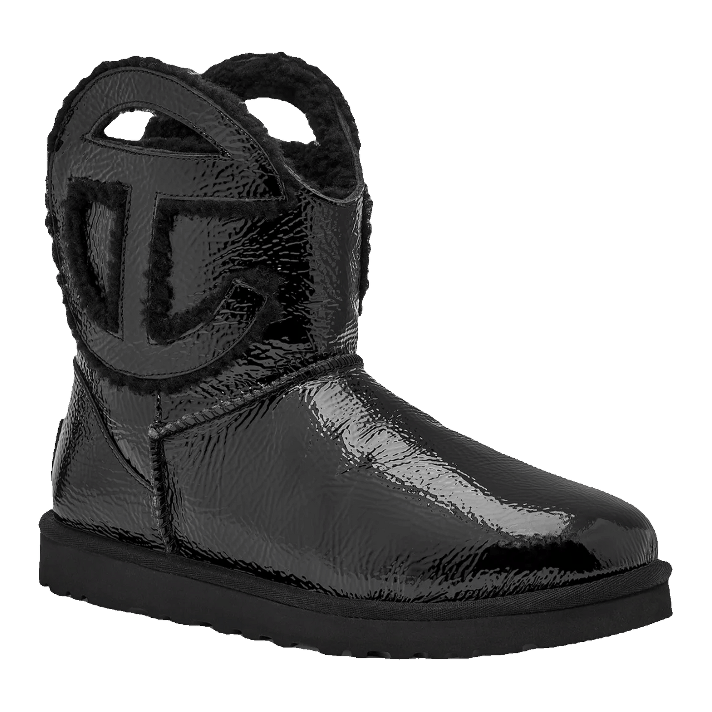 UGG x Telfar Logo Mini Crinkle Black Side