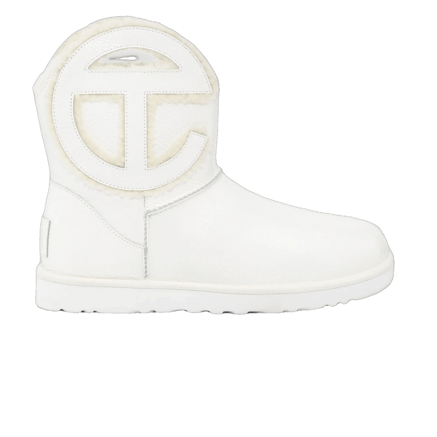 UGG x Telfar Logo Mini Crinkle White